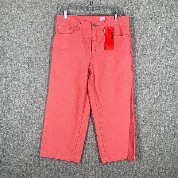 Levis Jeans Misses 10 Red Tab 577 Nouveau Capri Vintage Y2K Lower Rise Loose - Picture 1 of 8